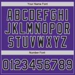 Custom Purple Black Gray Bomber Varsity Letterman Jacket - Full-Snap Design for Stylish Comfort Custom Purple Black-Gray