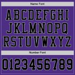 Purple Black Gray Custom Authentic Football Jersey - Mesh Design Custom Purple Black-Gray Mesh Authentic Football Jersey