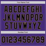Custom Purple Black Gold Baseball Jersey - Authentic Style 4697 Custom Purple Black-Old Gold Authentic Baseball Jersey Style