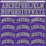 Custom Purple Black White Basketball Jersey Authentic Throwback Design Custom Purple Black-White Authentic Throwback Basketball