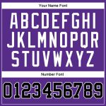 Custom Basketball Jersey Throwback Style 5210 - Purple Black White Authentic Design Custom Purple Black-White Authentic Throwback
