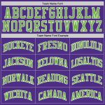 Custom Purple Neon Green White Basketball Jersey - Authentic Throwback Design Custom Purple Neon Green-White Authentic Throwback