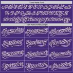 Custom Purple Cream Authentic Baseball Jersey - Personalized Sports Apparel Custom Purple Purple-Cream Authentic Baseball
