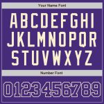 Custom Purple Cream Authentic Baseball Jersey - Personalized Sports Apparel Custom Purple Purple-Cream Authentic Baseball