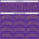 Custom Purple Old Gold Black Basketball Jersey - Authentic Throwback Style Custom Purple Purple Old Gold-Black Authentic