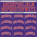 Custom Purple Red and White Authentic Baseball Jersey for Men and Women Custom Purple Red-White Authentic Baseball Jersey