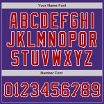 Custom Purple Red and White Authentic Baseball Jersey for Men and Women Custom Purple Red-White Authentic Baseball Jersey