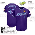 Authentic Custom Purple Royal-White Baseball Jersey for Fans and Players Custom Purple Royal-White Authentic Baseball Jersey