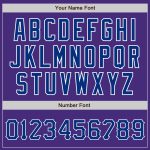 Authentic Custom Purple Royal-White Baseball Jersey for Fans and Players Custom Purple Royal-White Authentic Baseball Jersey