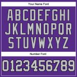 Custom Basketball Jersey - Authentic Purple Silver Gray Black Throwback Sports Apparel Custom Purple Silver Gray-Black Authentic