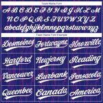 Custom 3D Pattern Baseball Jersey - Authentic Purple and White Design Custom Purple White 3D Pattern Design Authentic Baseball
