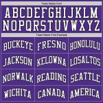Custom Authentic Throwback Basketball Jersey - Purple White Black Design Custom Purple White-Black Authentic Throwback Basketball