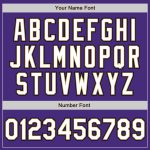 Custom Purple White Gold Black Authentic Baseball Jersey for Men Custom Purple White Old Gold-Black Authentic Baseball Jersey