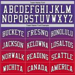 Custom Purple White-Red Fade Basketball Jersey - Authentic Fashion Design Custom Purple White-Red Authentic Fade Fashion