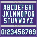Purple White Teal Authentic Baseball Jersey - Custom Personalized Team Apparel Custom Purple White-Teal Authentic Baseball