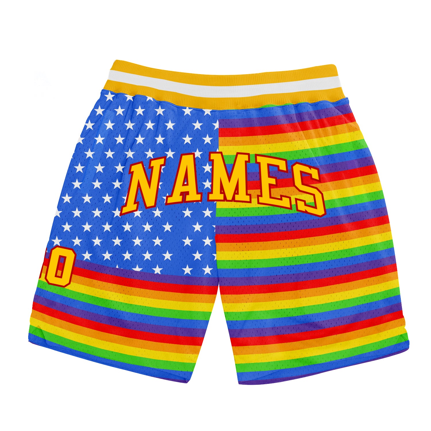 Pride Month Rainbow Love Is Love LGBT Basketball Shorts Custom Style 9635 Custom Rainbow For Pride Month Love Is Love LGBT