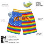 Pride Month Rainbow Love Is Love LGBT Basketball Shorts Custom Style 9635 Custom Rainbow For Pride Month Love Is Love LGBT