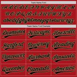 Custom Baseball Jersey Red Black Gold - Authentic Style 3162 Custom Red Black-Old Gold Authentic Baseball Jersey Style 3162