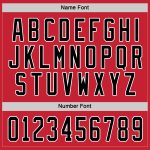Personalized Red and Black Hockey Jersey - Custom Team Apparel Custom Red Black-White Hockey Jersey