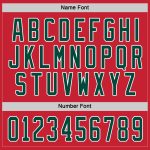 Customizable Red Green White Hockey Jersey for Men and Women Custom Red Green-White Hockey Jersey