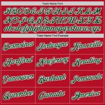 Custom Performance T-Shirt Red Green-White for Men and Women Custom Red Green-White Performance T-Shirt
