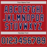 Custom Red Navy Old Gold Baseball Jersey - Authentic Design for Fans Custom Red Navy-Old Gold Authentic Baseball Jersey