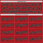 Custom Red Navy-Old Gold Baseball Jersey - Authentic Style 7794 Custom Red Navy-Old Gold Authentic Baseball Jersey Style