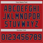 Custom Red Navy-Old Gold Baseball Jersey - Authentic Style 7794 Custom Red Navy-Old Gold Authentic Baseball Jersey Style