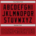 Custom Red and Black Authentic Baseball Jersey - Personalized Team Apparel Custom Red Red-Black Authentic Baseball Jersey