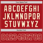 Custom Red Cream Baseball Jersey - Authentic MLB Style Sports Apparel Custom Red Red-Cream Authentic Baseball Jersey