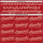Custom Red Cream Baseball Jersey - Authentic MLB Style Sports Apparel Custom Red Red-Cream Authentic Baseball Jersey