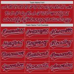 Custom Red-Navy Baseball Jersey - Authentic Team Apparel for Fans and Players Custom Red Red-Navy Authentic Baseball Jersey