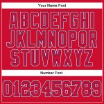 Custom Red Royal Throwback Basketball Jersey - Authentic Style 5766 Custom Red Red-Royal Authentic Throwback Basketball Jersey