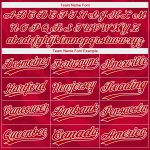 Custom Red White 3D Pattern Baseball Jersey - Authentic Style 3131 Custom Red Red-White 3D Pattern Design Authentic Baseball