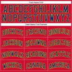 Custom Red Royal-Gold Basketball Jersey - Authentic Throwback Sportswear Custom Red Royal-Gold Authentic Throwback Basketball