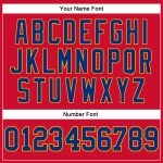Custom Red Royal-Gold Basketball Jersey - Authentic Throwback Sportswear Custom Red Royal-Gold Authentic Throwback Basketball