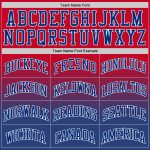 Custom Red Royal White Fashion Basketball Jersey - Authentic Fade Design Custom Red Royal-White Authentic Fade Fashion Basketball