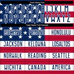 Custom Red White Sublimation American Flag Soccer Jersey Uniform Custom Red Royal-White Sublimation American Flag Soccer