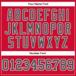 Custom Red Steel Gray-Black Basketball Jersey - Authentic Throwback Style Custom Red Steel Gray-Black Authentic Throwback