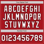 Custom Red Black White Authentic Baseball Jersey Style 8515 - Personalized Team Apparel Custom Red White-Black Authentic