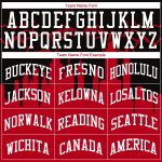 Custom Basketball Jersey Red White Black Round Neck Sublimation Suit Custom Red White-Black Round Neck Sublimation Basketball