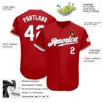 Custom Red White Gray Baseball Jersey - Authentic Team Wear for Fans Custom Red White-Gray Authentic Baseball Jersey