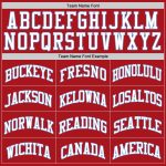 Custom Throwback Basketball Jersey Red White Light Blue Authentic Custom Red White-Light Blue Authentic Throwback Basketball
