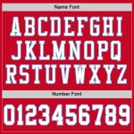 Authentic Red White Light Blue Custom Mesh Football Jersey - Throwback Style Custom Red White-Light Blue Mesh Authentic Throwback