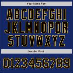 Custom Black Gold Bomber Jacket Varsity Letterman Full-Snap Style, Personalized Design for Men Custom Royal Black-Gold Bomber