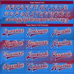 Custom 3D Pattern Varsity Letterman Jacket in Royal Crimson Cream, Full-Snap Bomber Style Custom Royal Crimson-Cream 3D Pattern