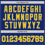 Custom Authentic Baseball Jersey in Royal Gold and Light Blue Custom Royal Gold-Light Blue Authentic Baseball Jersey