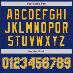 Royal Gold-White Custom Authentic Baseball Jersey Style 9934 for Men and Women Custom Royal Gold-White Authentic Baseball
