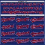 Custom Light Blue-Red Authentic Baseball Jersey - Personalized Team Apparel Custom Royal Light Blue-Red Authentic Baseball