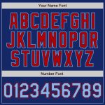 Custom Light Blue-Red Authentic Baseball Jersey - Personalized Team Apparel Custom Royal Light Blue-Red Authentic Baseball